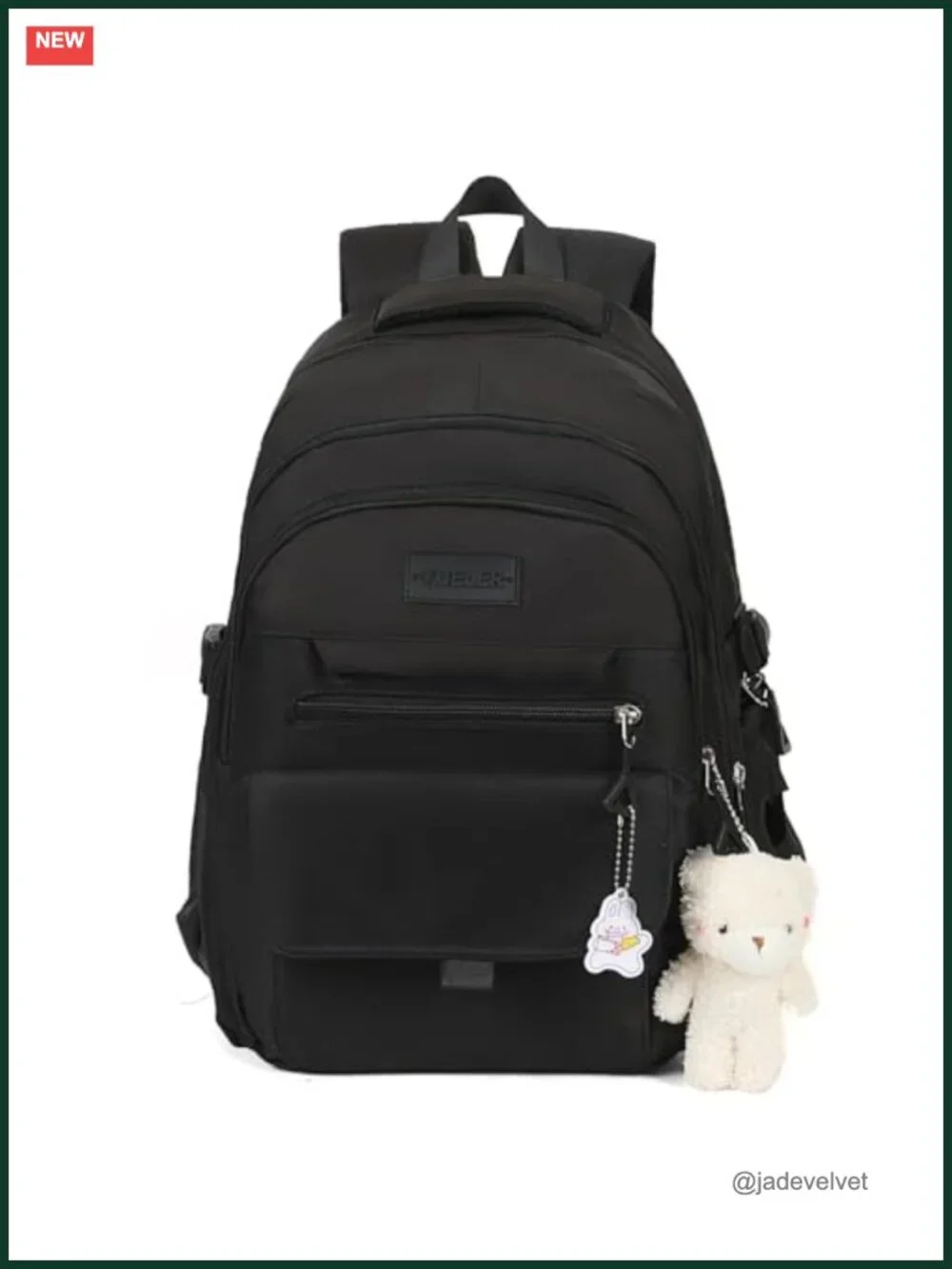 Aesthetic Backpack for Teens Women with Pins and Pendant